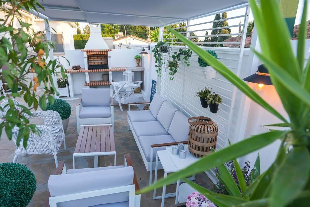 Villa Casacara Marbella Beachside Costabella -Spain Buitenkant foto
