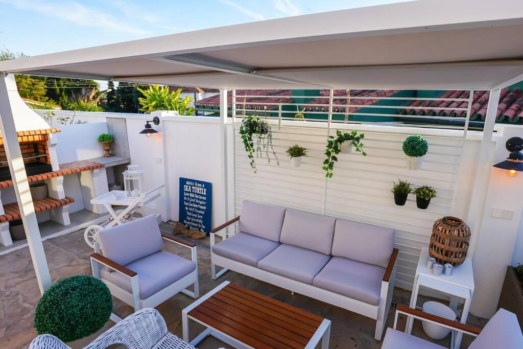 Villa Casacara Marbella Beachside Costabella -Spain Buitenkant foto