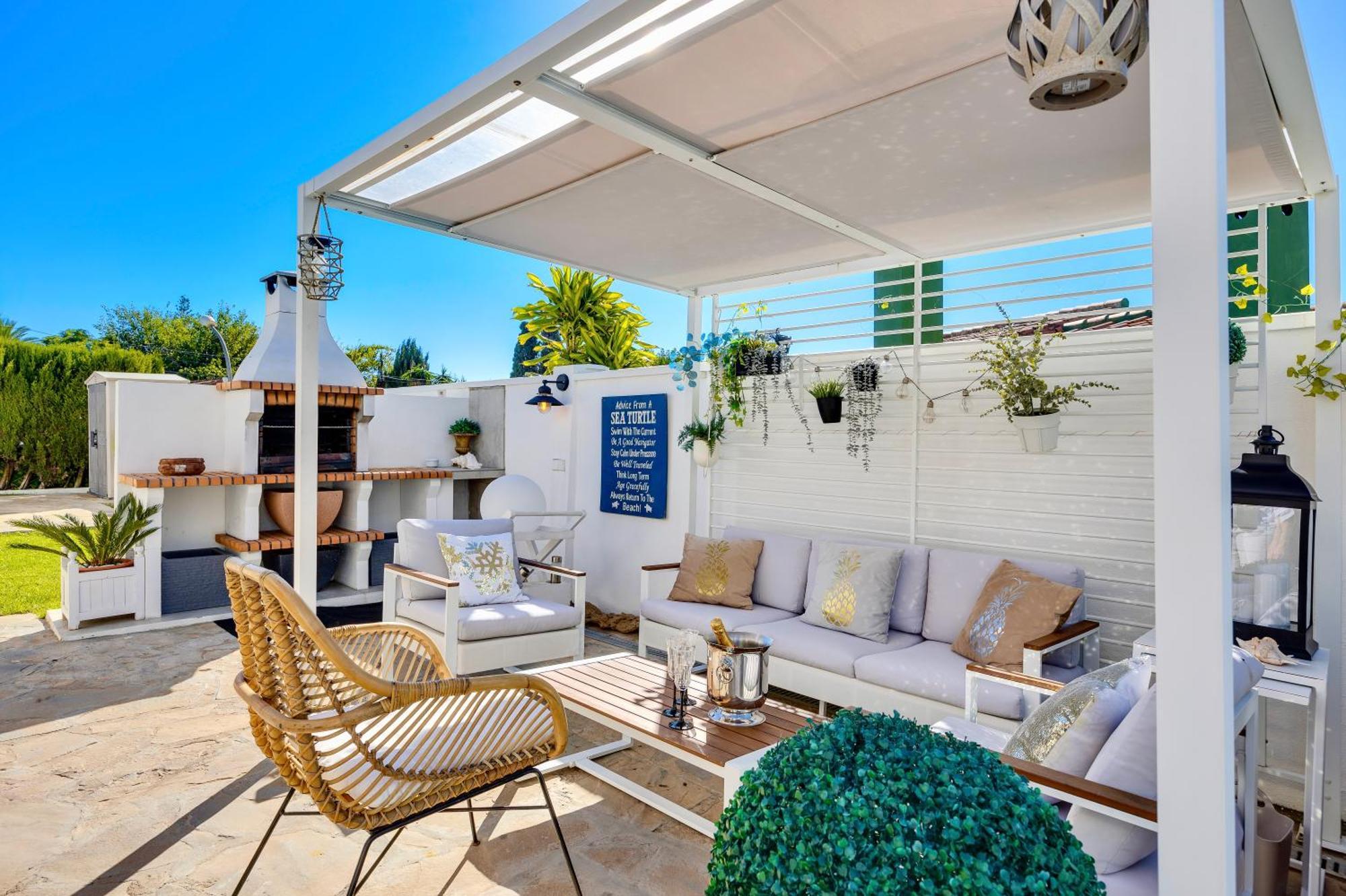 Villa Casacara Marbella Beachside Costabella -Spain Buitenkant foto