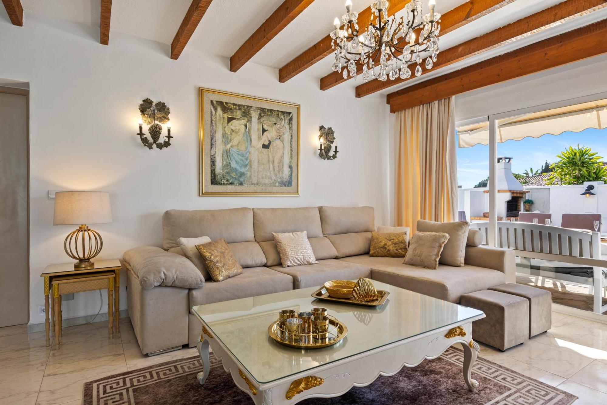 Villa Casacara Marbella Beachside Costabella -Spain Buitenkant foto