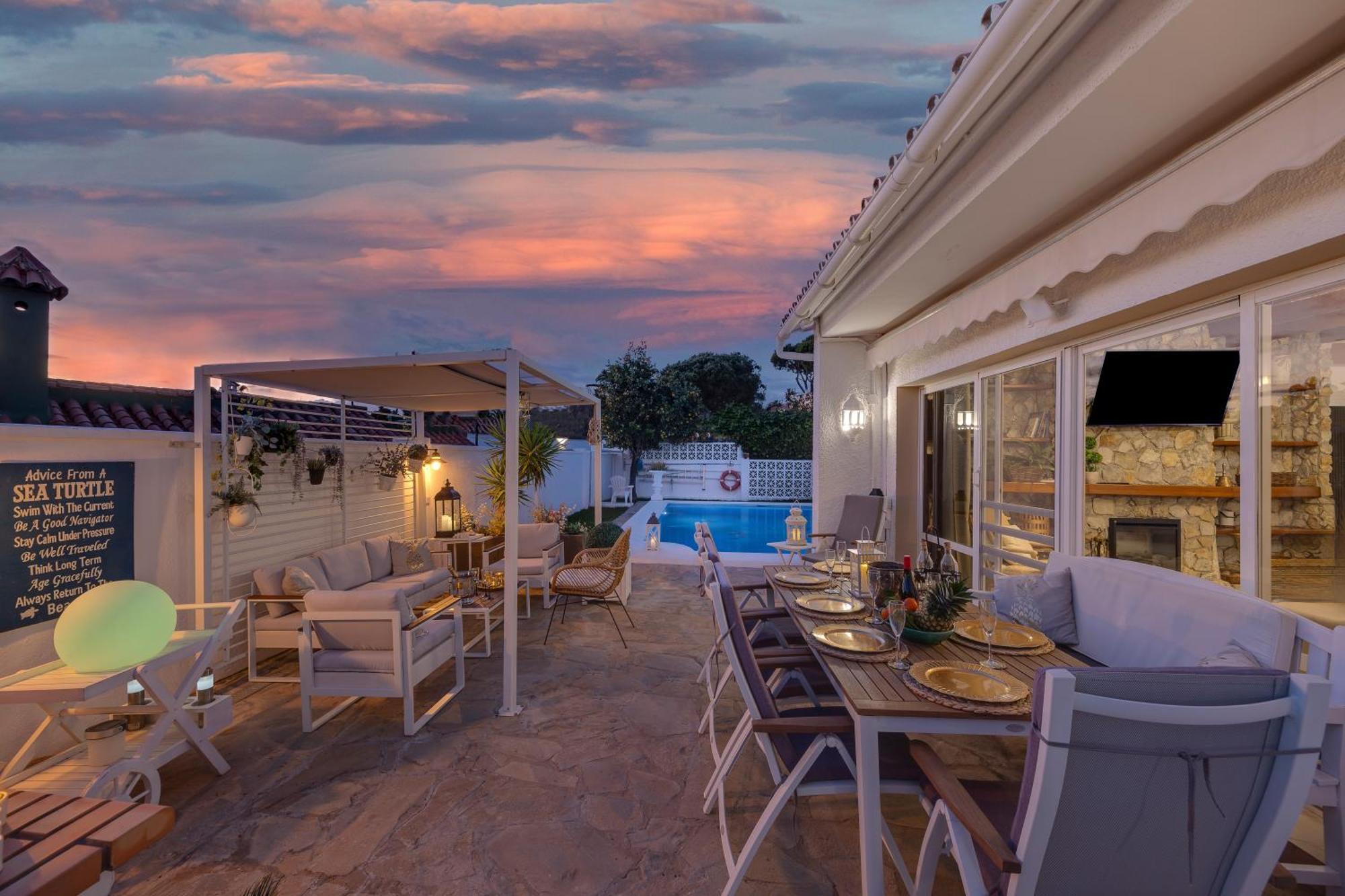Villa Casacara Marbella Beachside Costabella -Spain Buitenkant foto