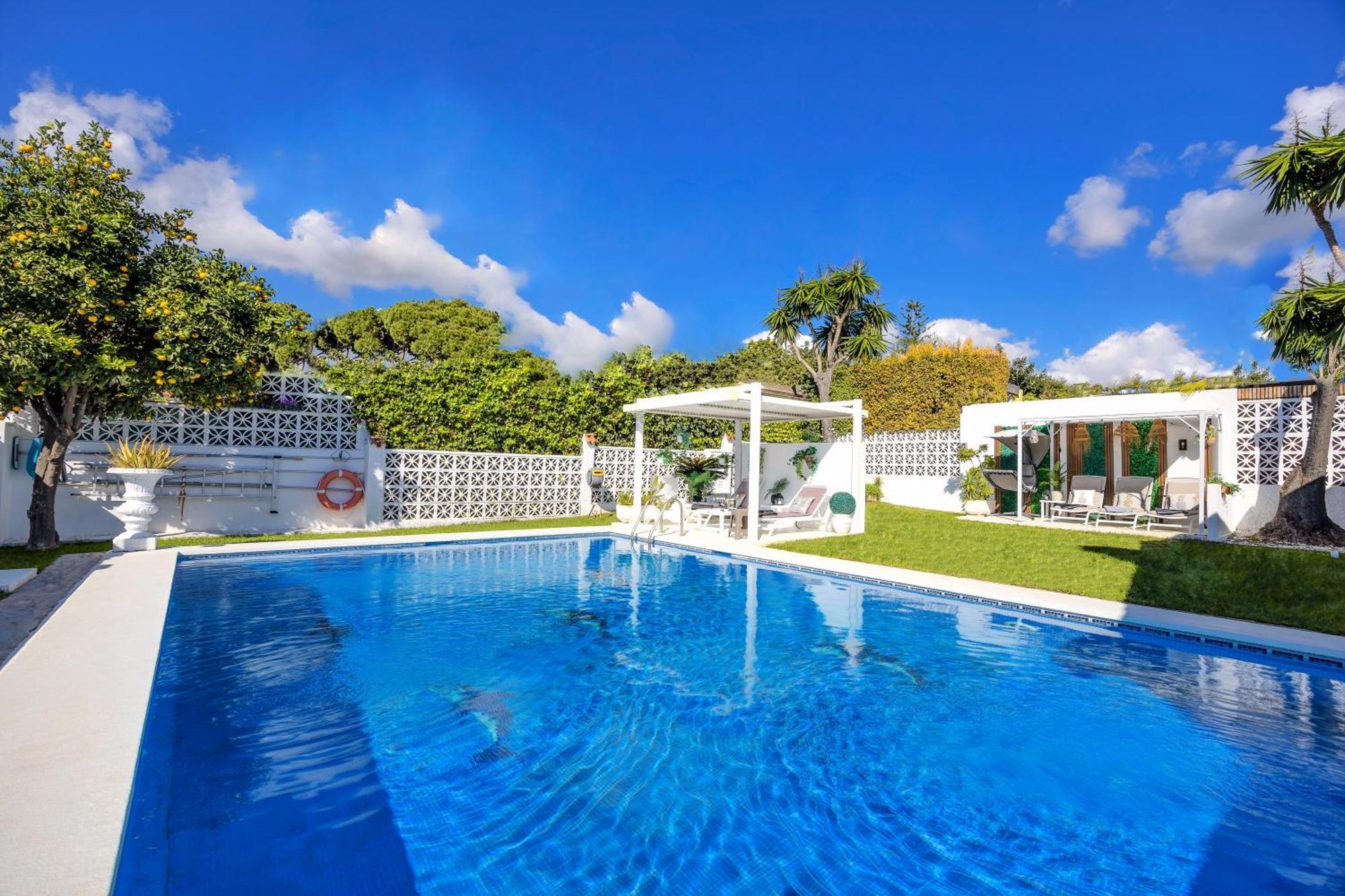 Villa Casacara Marbella Beachside Costabella -Spain Buitenkant foto