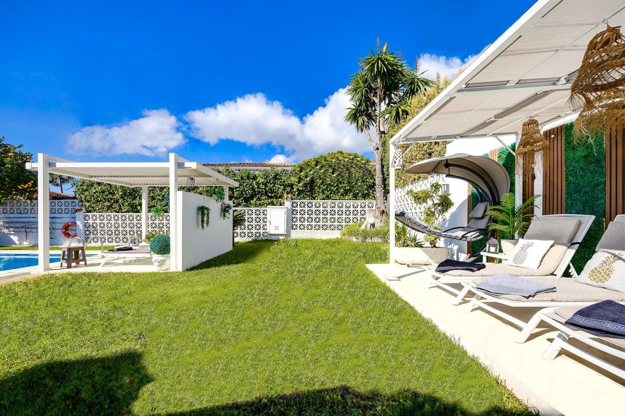 Villa Casacara Marbella Beachside Costabella -Spain Buitenkant foto